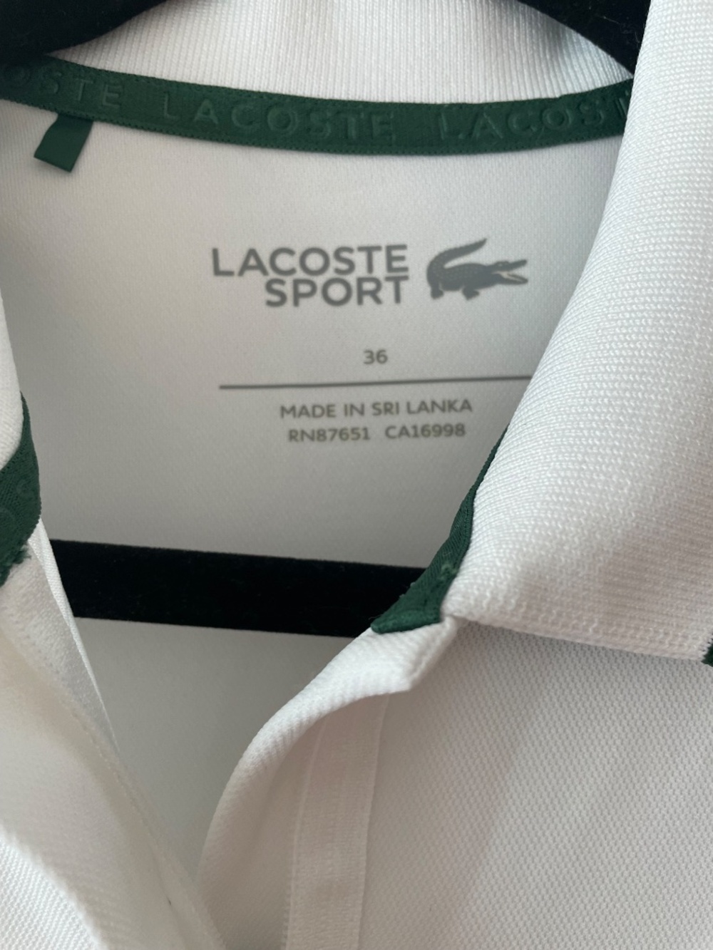 Lacoste Women’s Tennis Dress with Liner - Picture 2 of 5